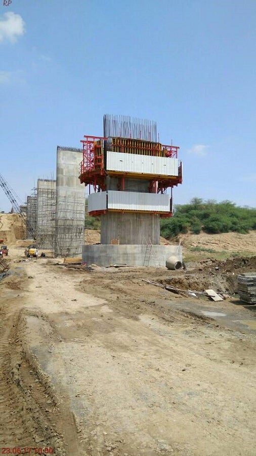 HFL Bridge Across River Chambal.