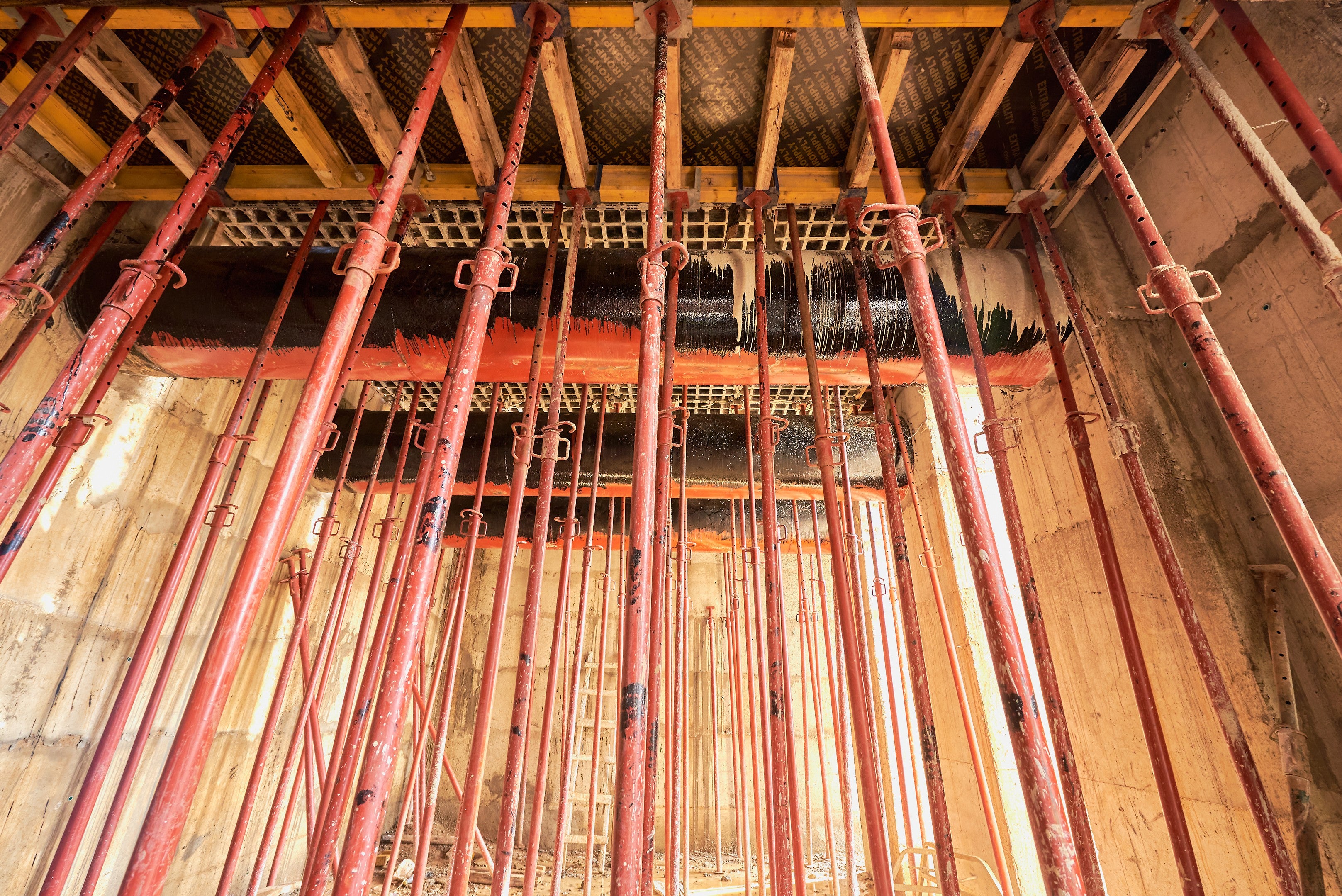 DUO used for slab shuttering for the constuction of Songa Dam