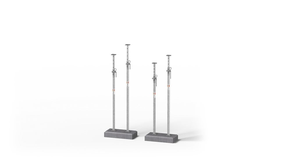 Los puntales tubulares de acero para el uso diario en obras<br/>