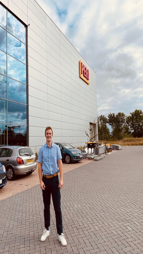 Johannes at the Brentwood site near London.