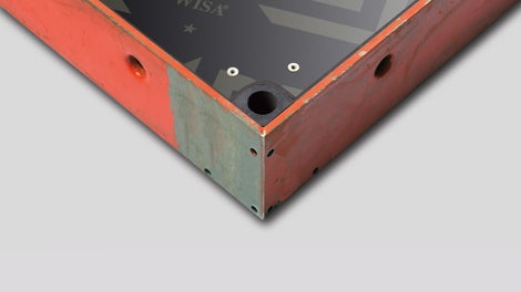 Dopo il fissaggio pannelli e la sigillatura, la cassaforma a telaio è di nuovo pienamente operativa e funzionale.