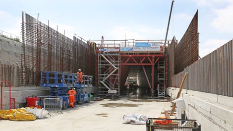 The Werrington Grade Separation scheme will make way for a new diveunder railway line.