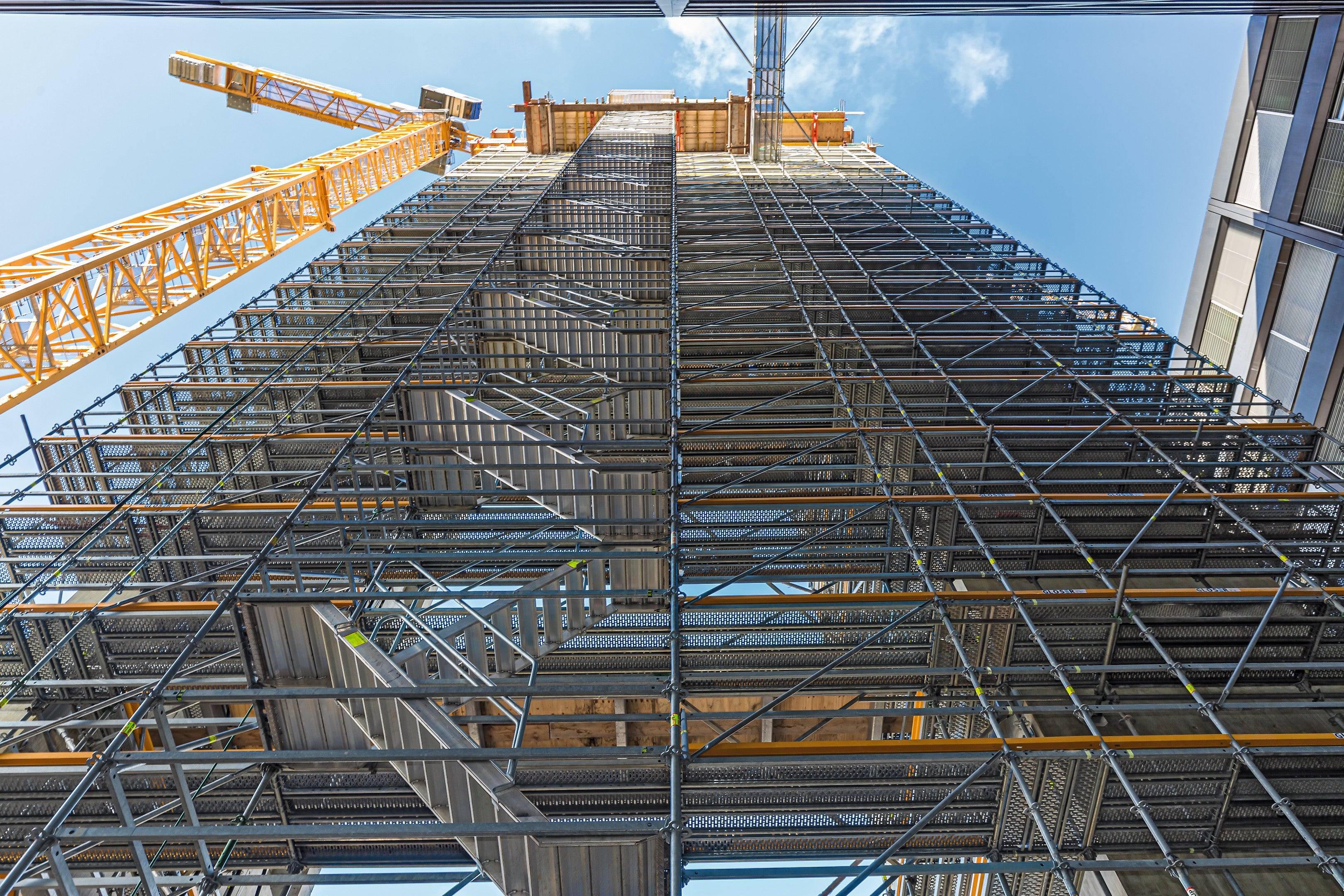 Chantier PERI UP Flex Escalier 75