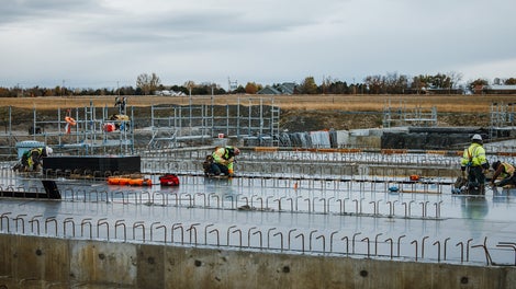 Decking for shoring constructed with PERI PSF plywood, offering multiple reuses, a high-quality finish, and cost efficiency.