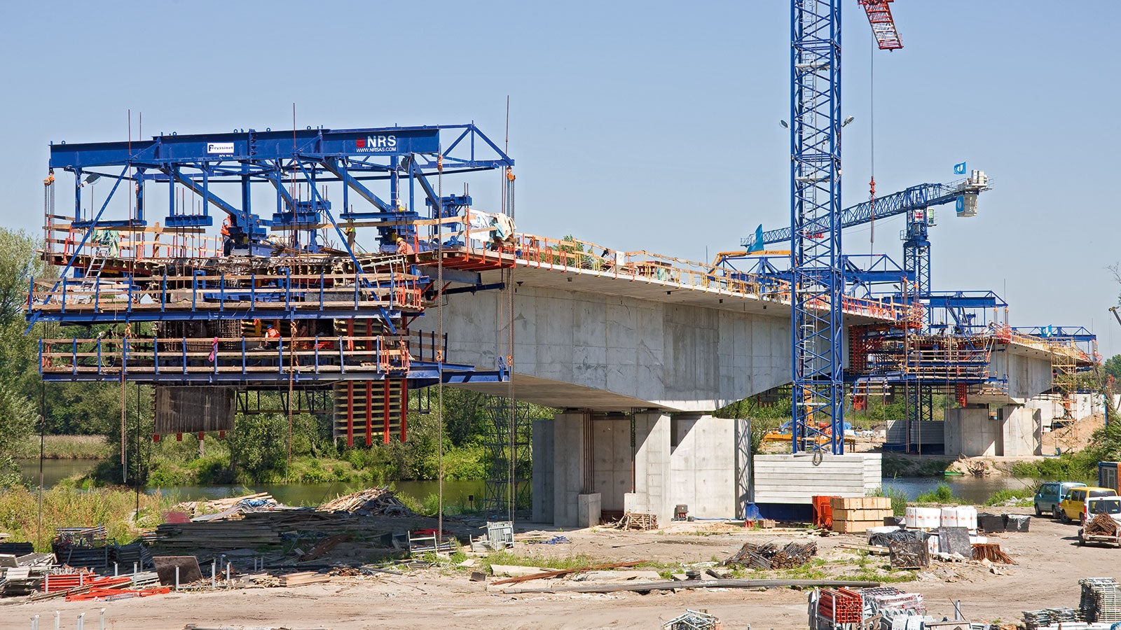 Most przez rzekę Odrę w ciągu obwodnicy<br/>miasta Kędzierzyn Koźle<br/>