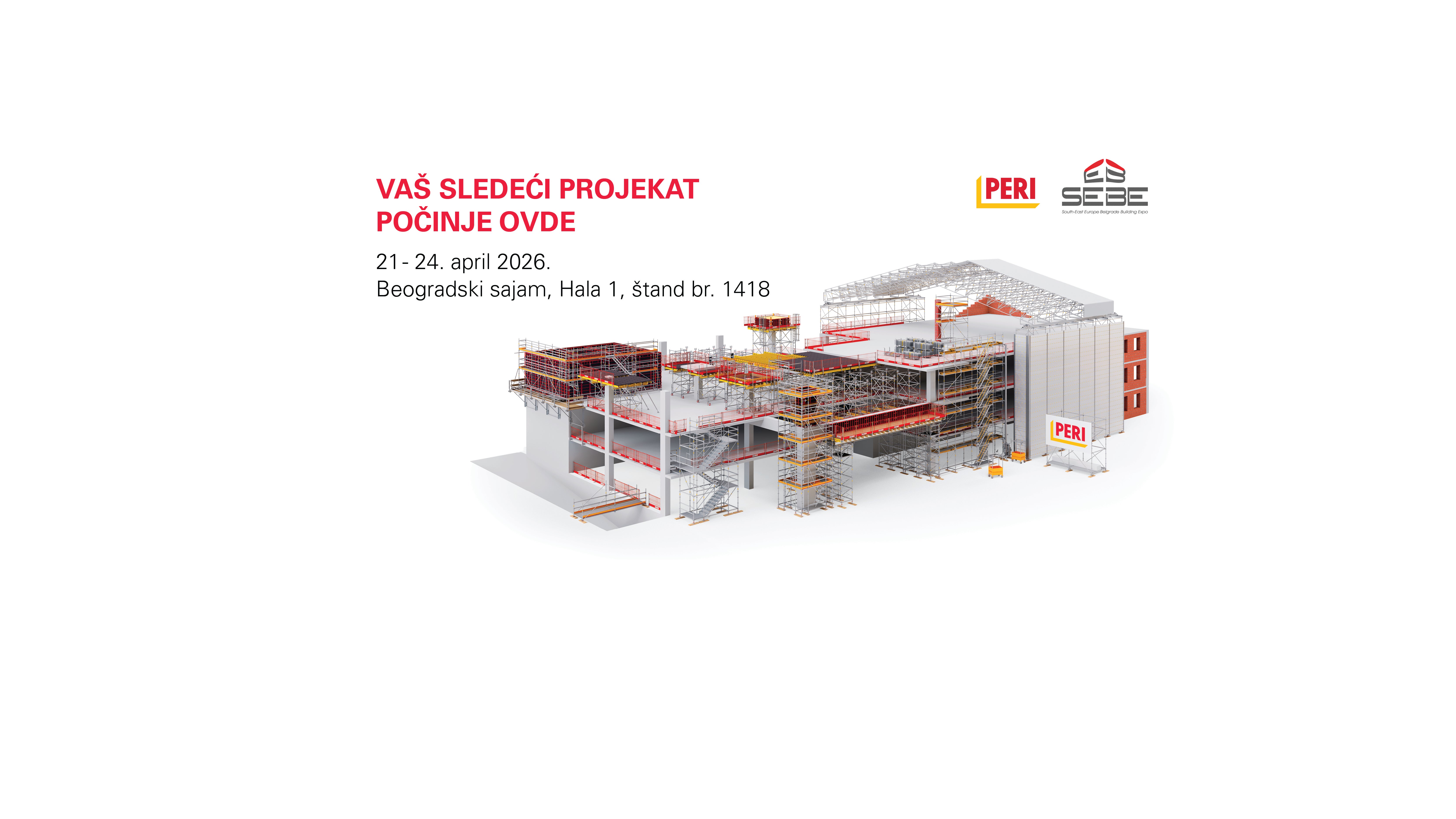 PERI Srbija na 50. Međunarodnom sajmu građevinarstva u Beogradu