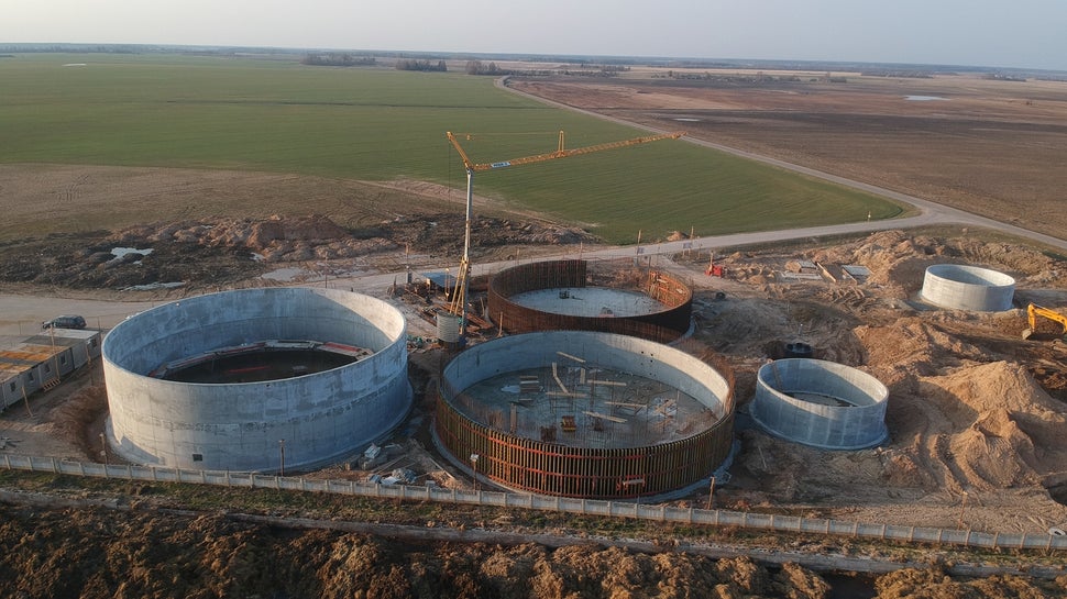 Cтроительство биогазовой установки на базе комплекса по откорму КРС "Трайги