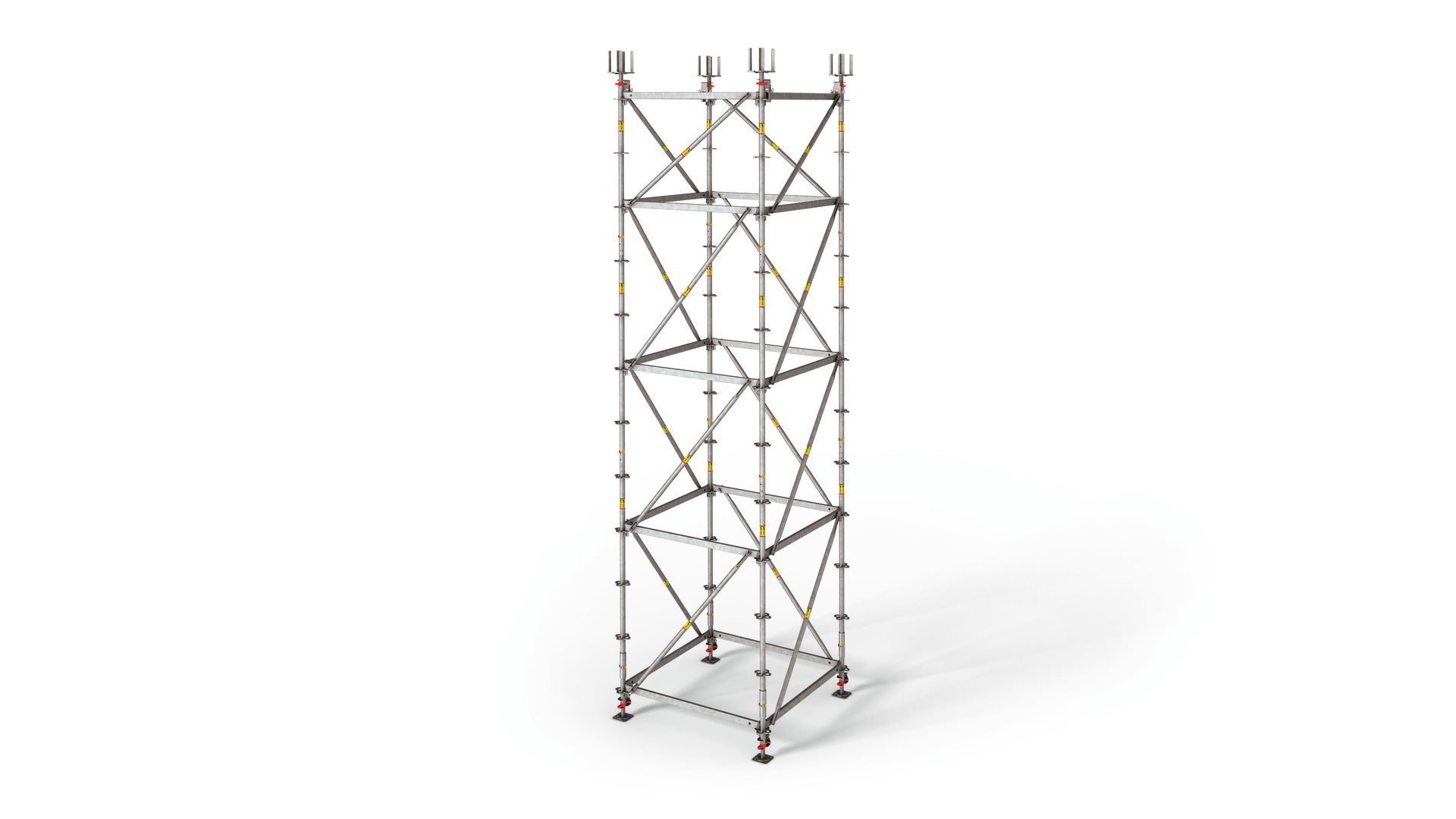 Der PERI UP Stützturm bietet hohe Flexibilität im Traggerüstbau.<br/>