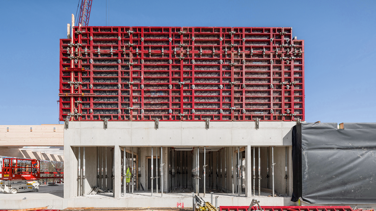 Thanks to the optimised tie point arrangement, you need fewer ties.