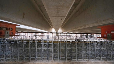 ST100 bokšteliai kompaktiška ir universali sistema susidedanti tik iš keleto skirtingų elementų.<br/>(nuotraukos autorius: Marius Slabada)