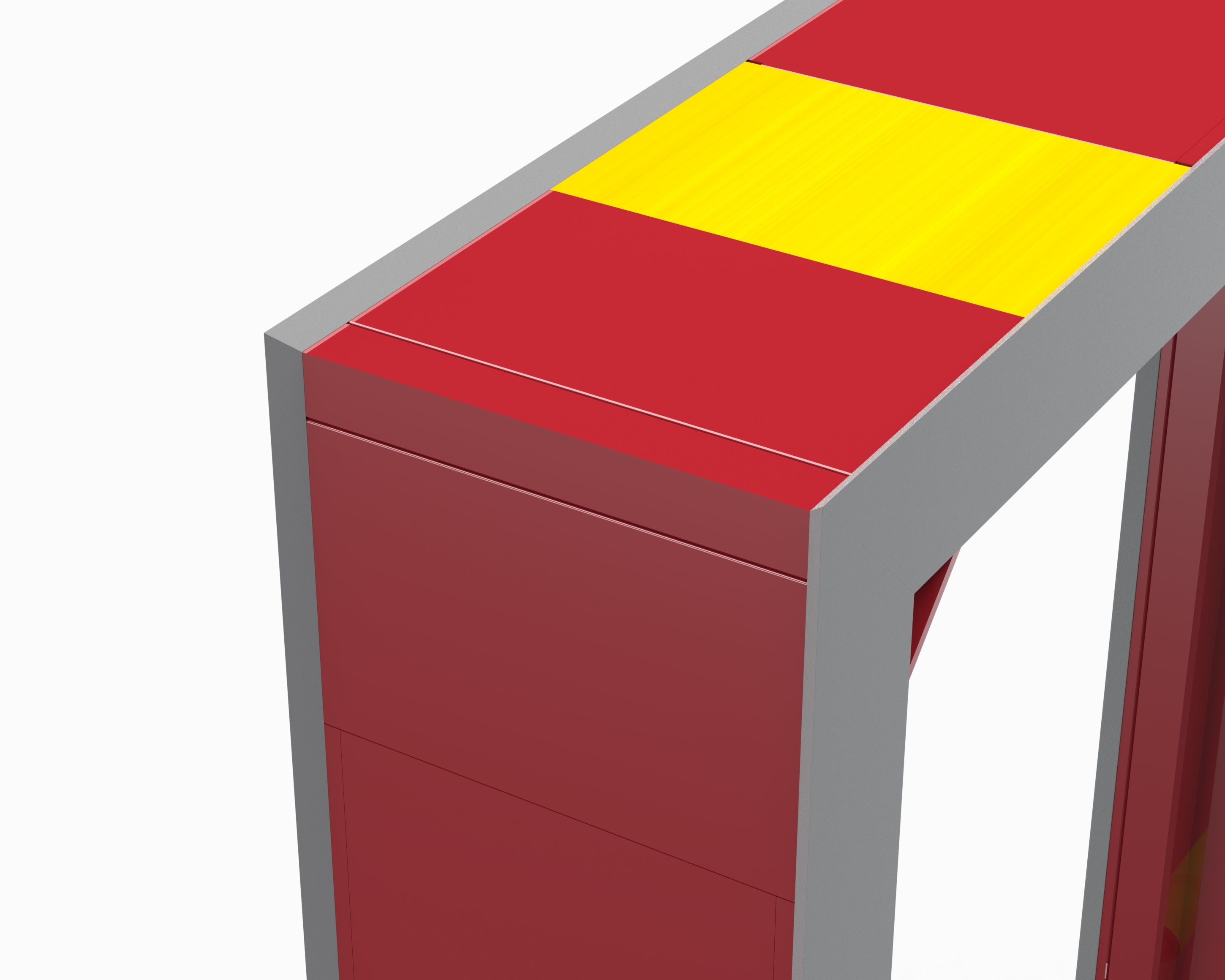 Die Dreikantleisten werden bei Türschalungen seitlich auf den Rahmen der Schalelemente bzw. Multielemente aufgesteckt.