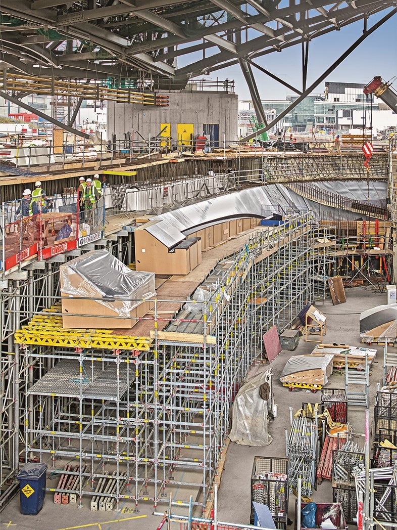 工事の様子<br/>