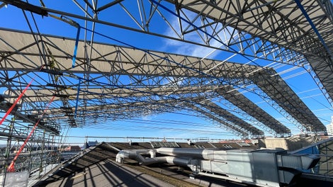 Vejrbeskyttelse på Randers Kulturhus