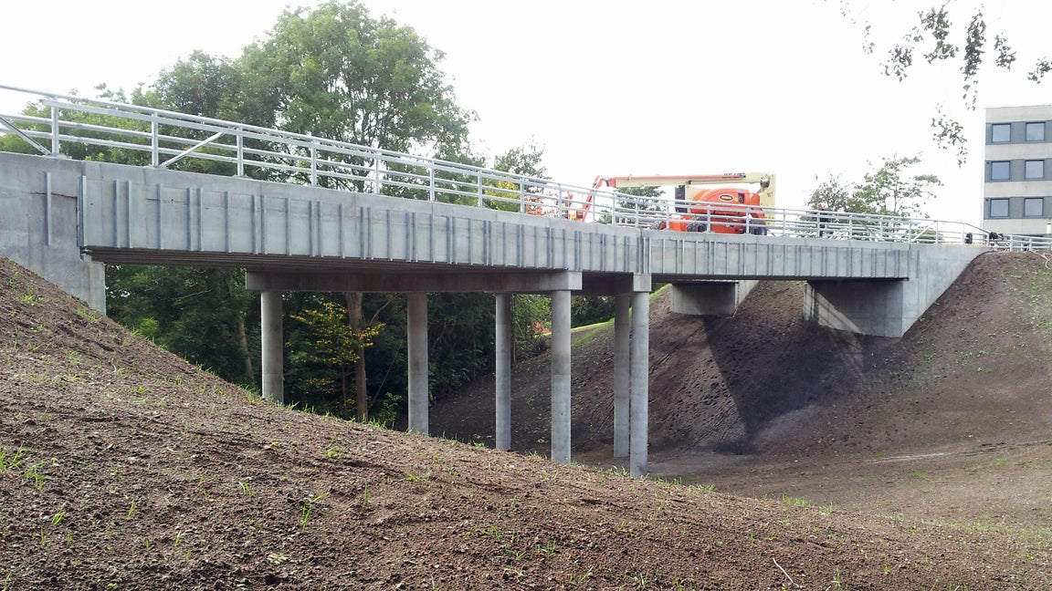 Færdigstøbt bro - Kilde: HAB