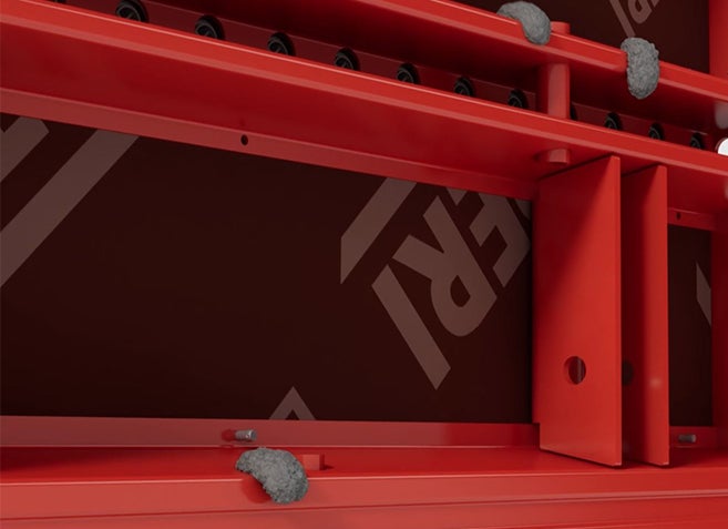 Easy - Pre-drilled holes spaced at 2" increments