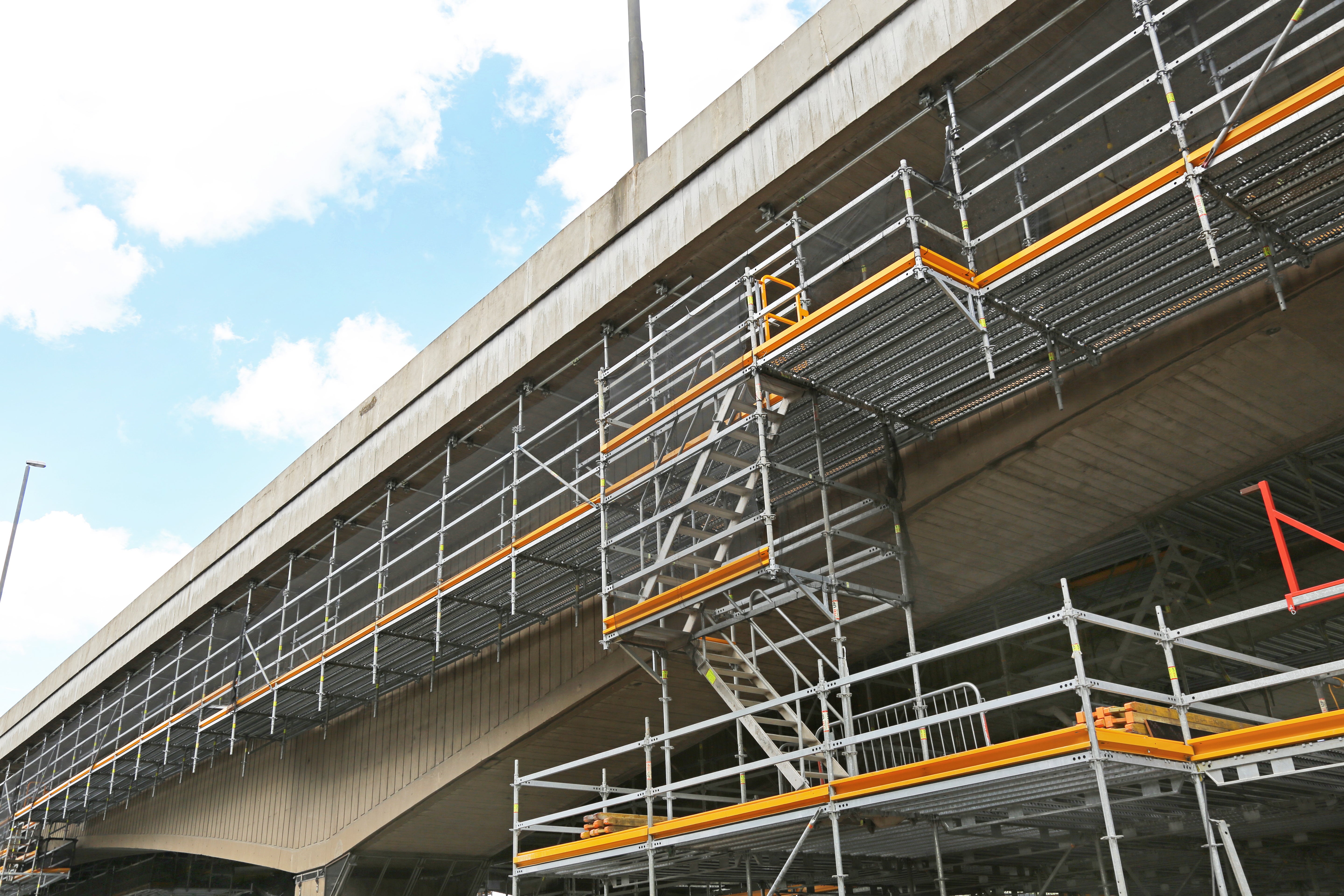 The A52 Clifton Bridge, a major National Highways upgrade project in Nottingham, is a complex structure, which required repairs inside and underneath the bridge to strengthen the concrete.