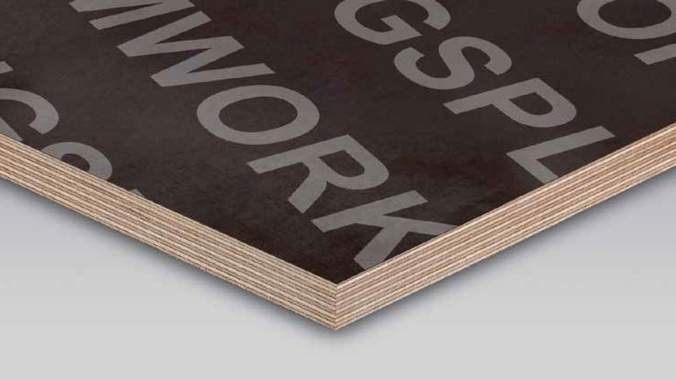 Verzugsarme Betonschalungsplatte