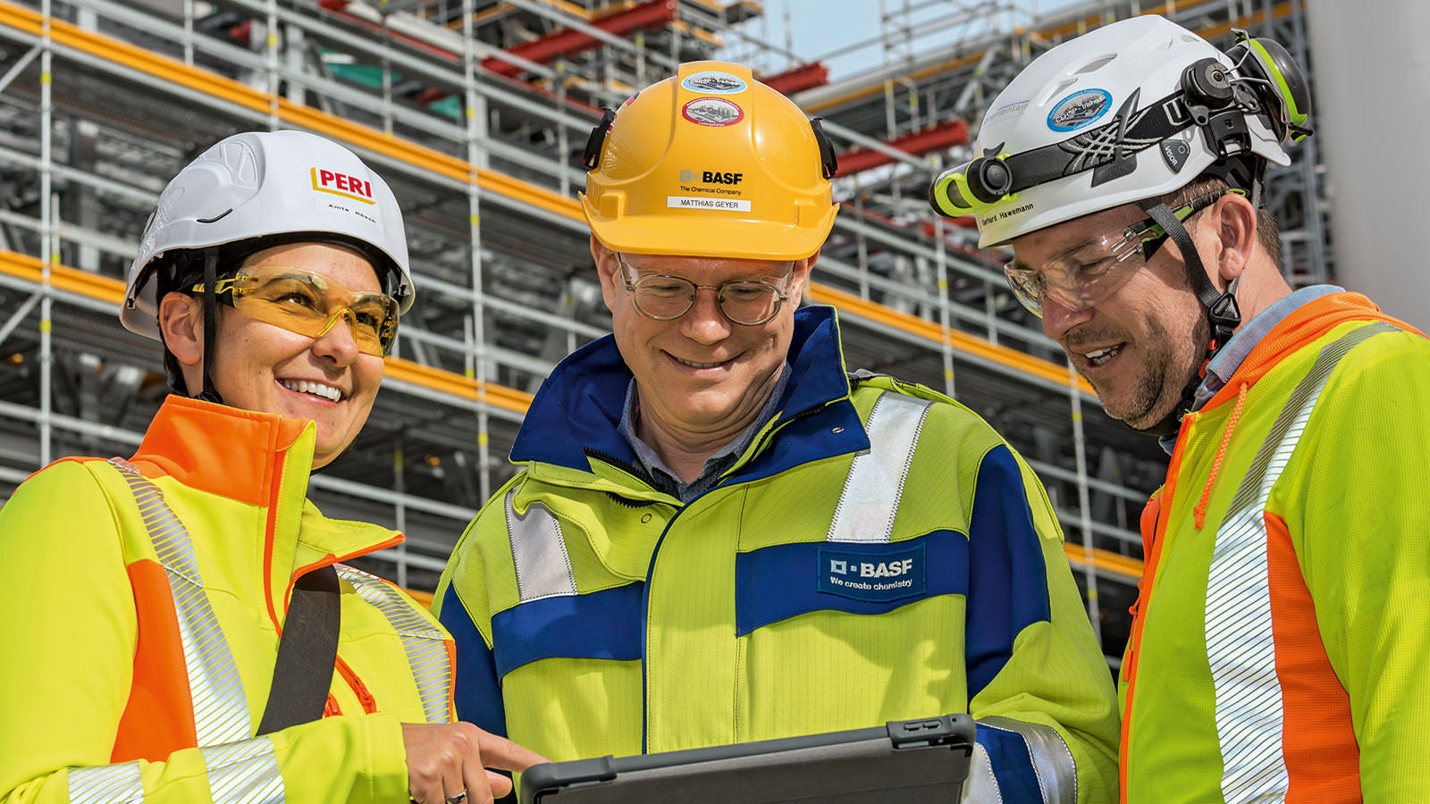 BASF, promaintain and PERI rely on forward-looking planning, coordination and implementation procedures for constructing the new acetylene plant.