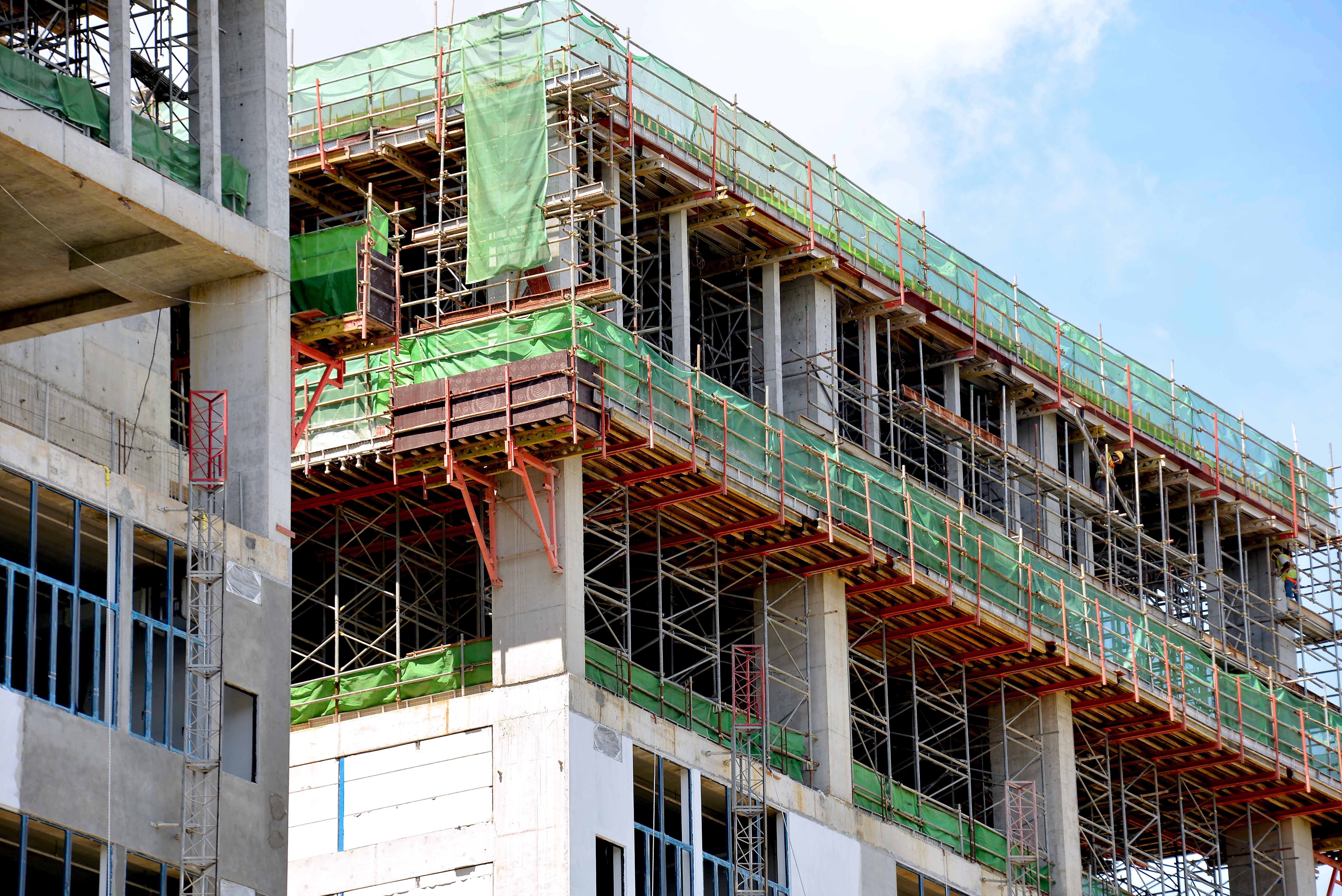Approximate 6000m2 of formwork for slab supplied (typical)