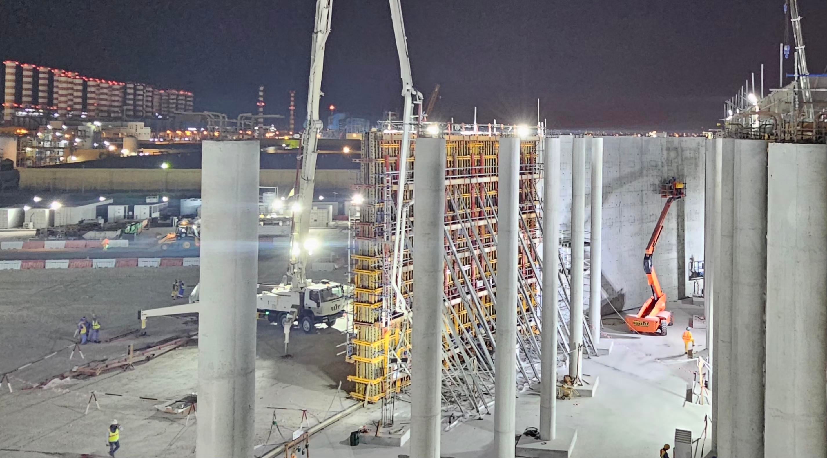 14.4m Water Tank Cast in One Single Pour