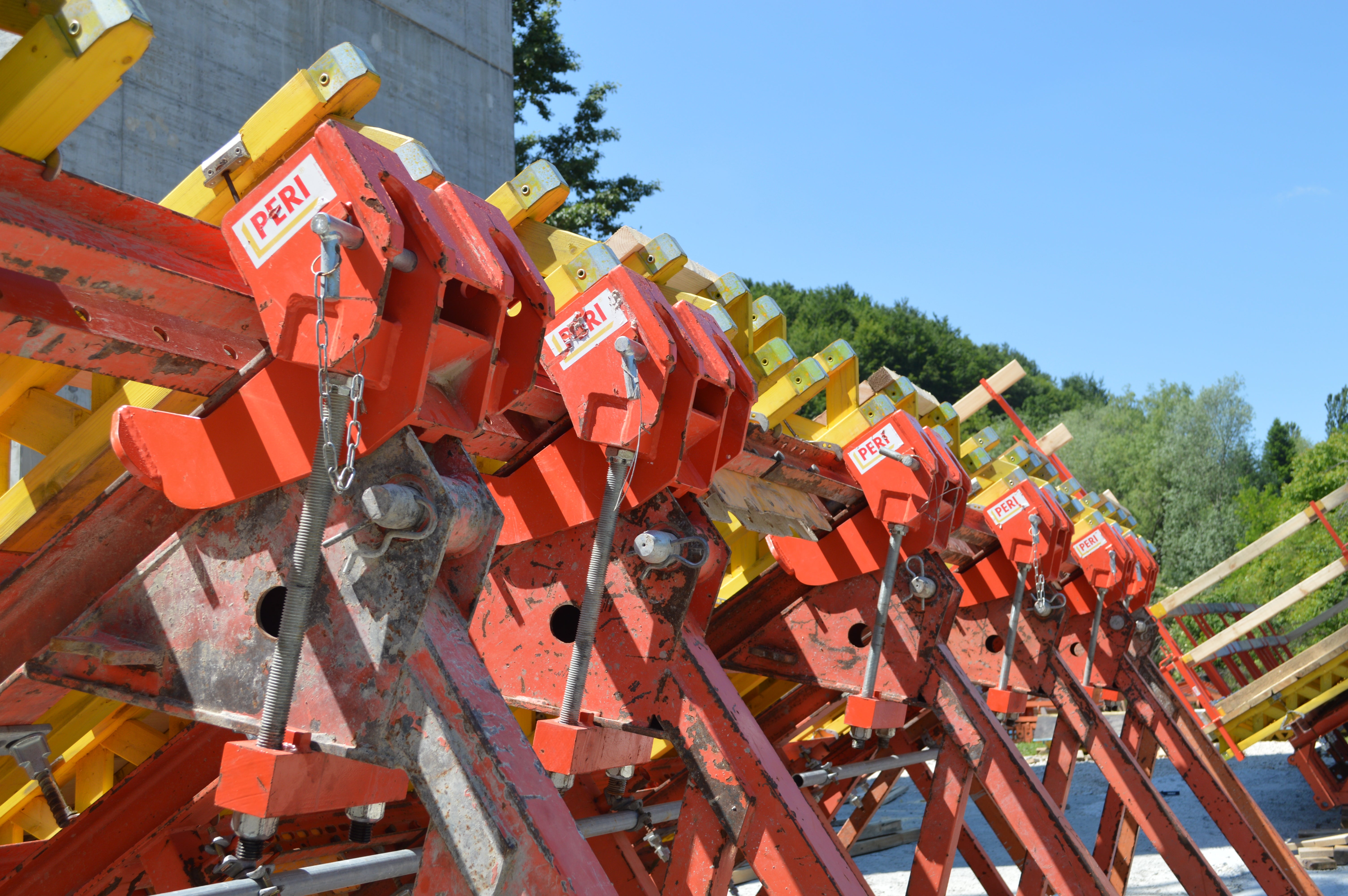 Мост Габрово - Сглобяване на SB платформи