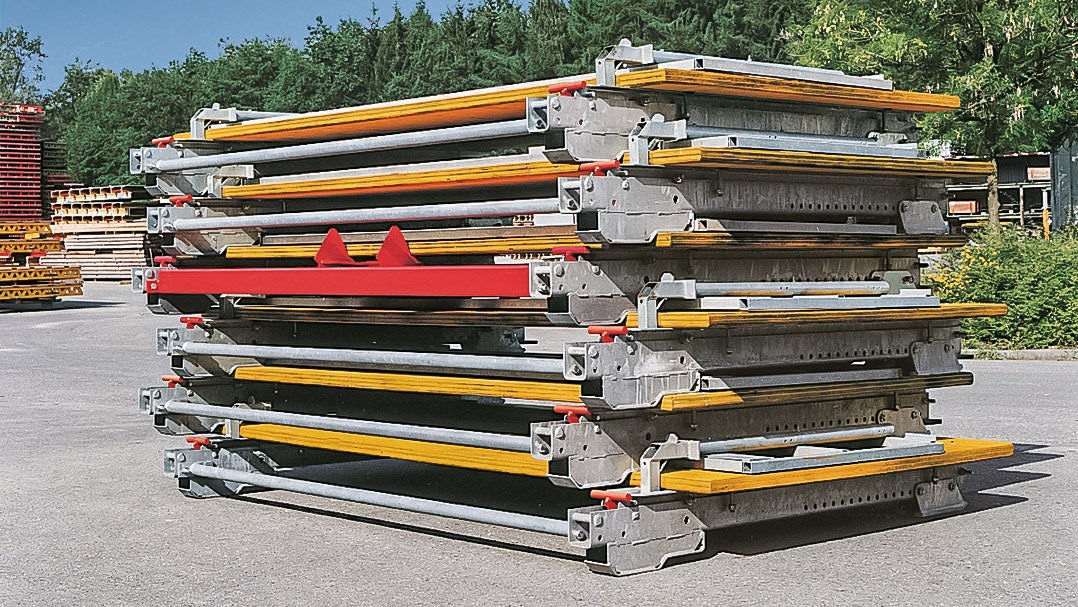 27厘米的堆叠高度，减小了运输与施工现场所需要的堆放与储存空间。