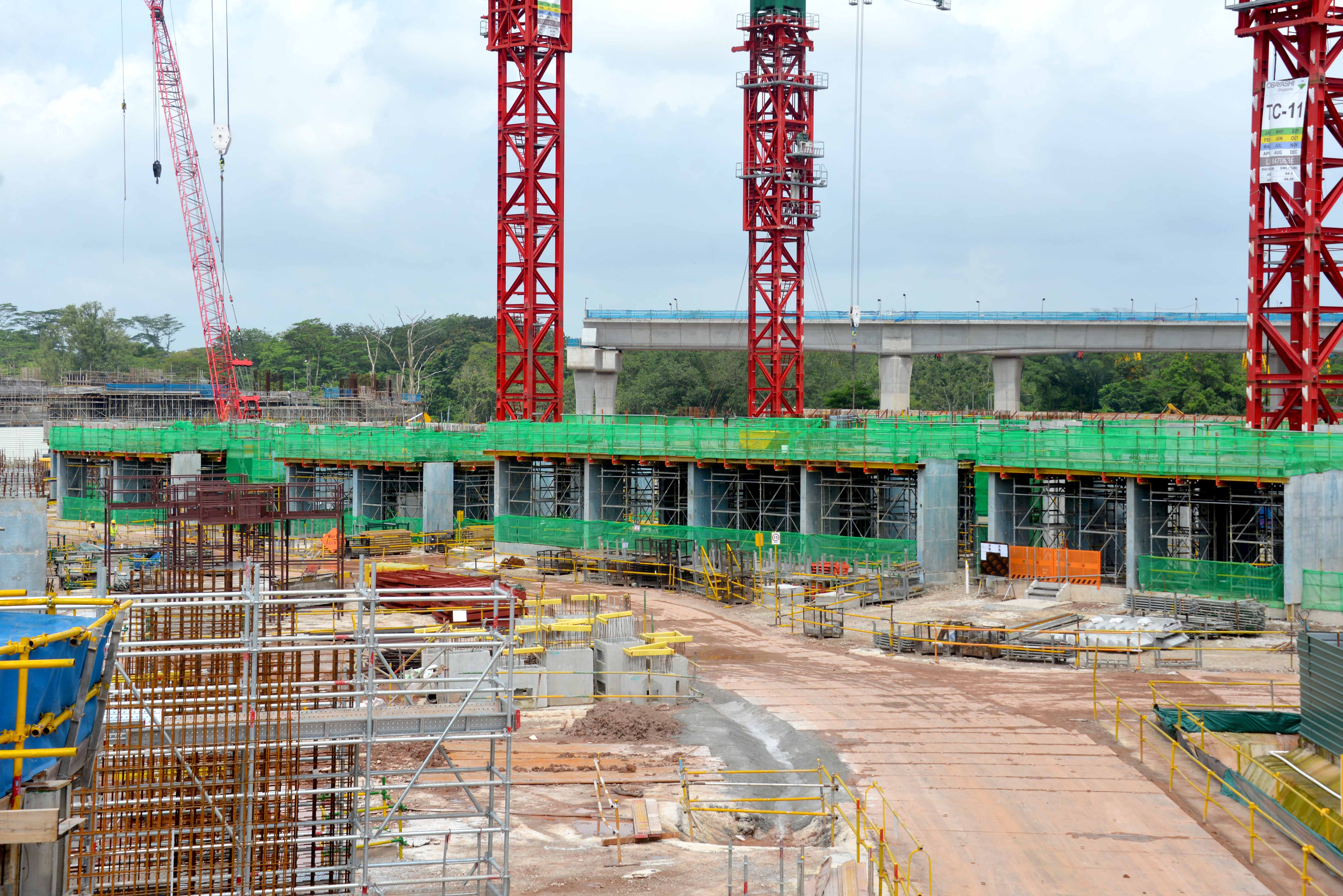 Overview of Garden Waterfront I site in March 2024