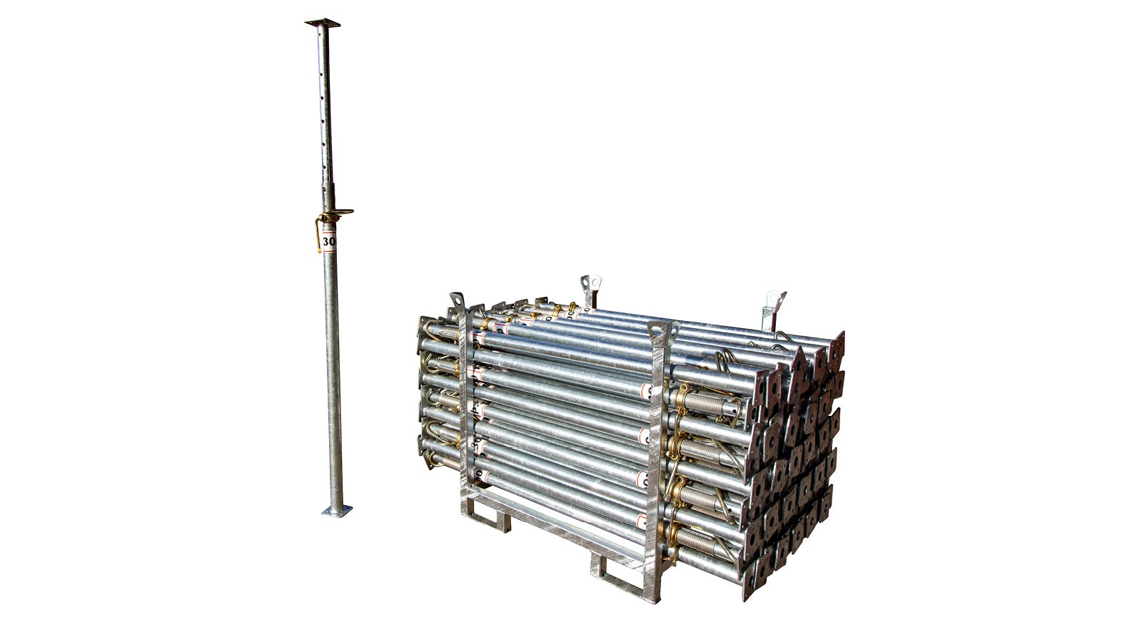 Стоманени телескопични подпори с максимално разтягане до 3,00 m и 3,50 m