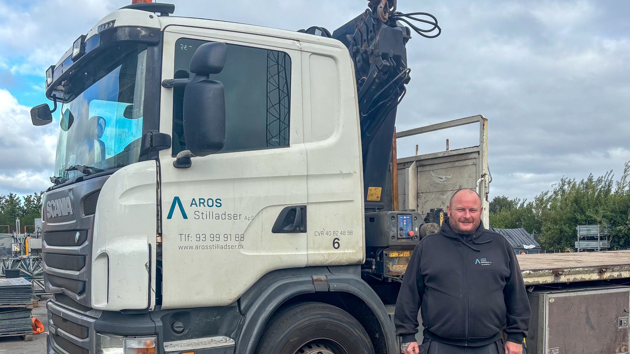 Dennis Ingemann Jensen, tidligere stilladssælger hos PERI, har taget plads på den anden side af borde som samarbejdspartner hos Aros Stilladser
