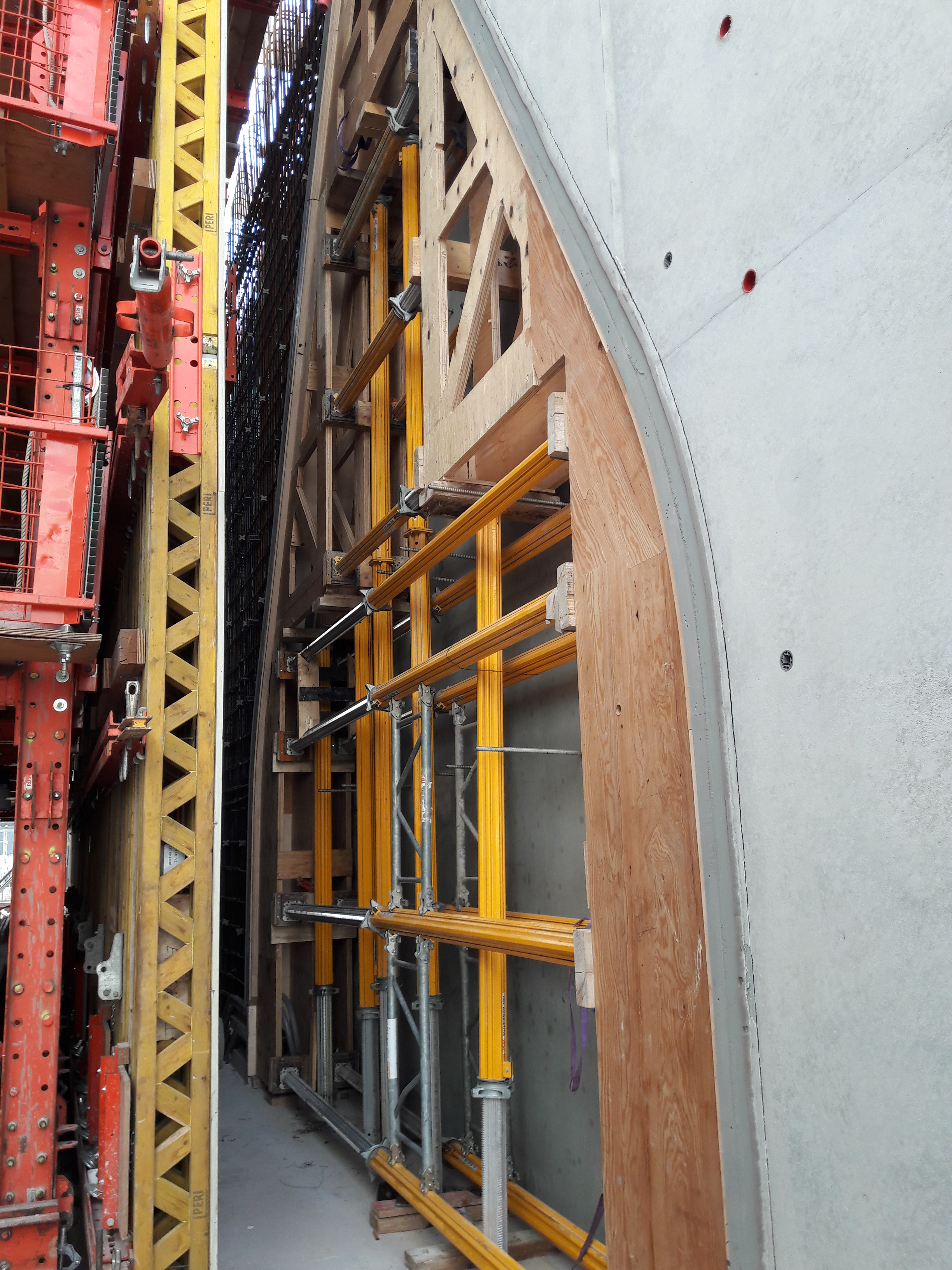 Système Multiprop utilisé en butonnage de caissons