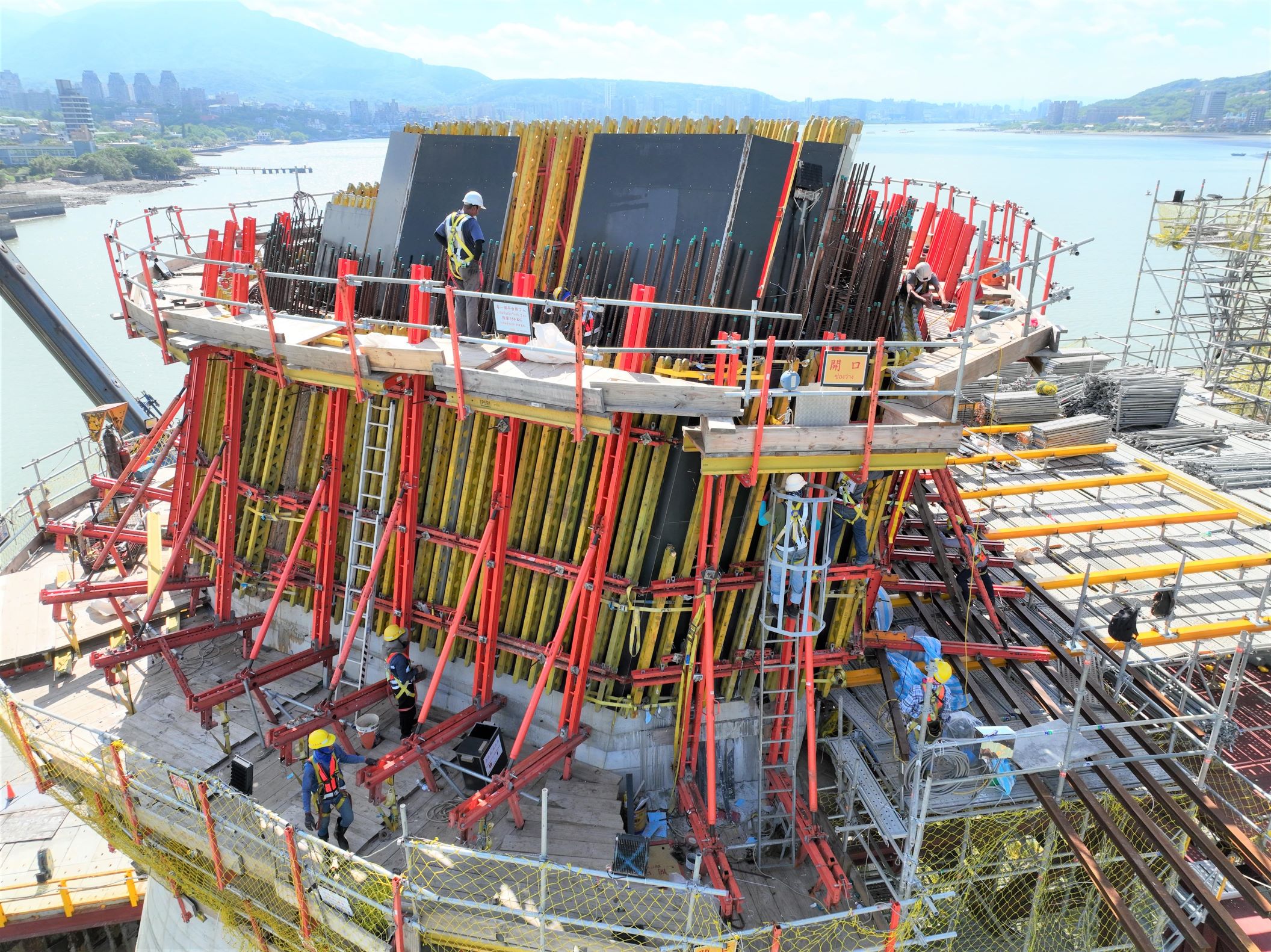 淡江大橋（Danjiang Bridge Project）現場写真（2023年8月22日撮影）