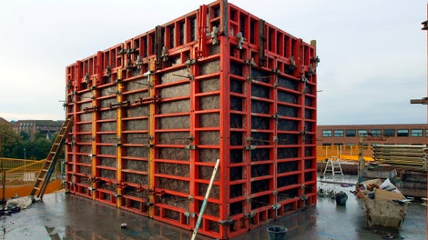 SDU - TRIO forme til trappeopgang og elevatorkerne. <br/>