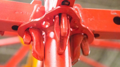 The PERI UP MI Rosett allows for connecting at up to 45°.