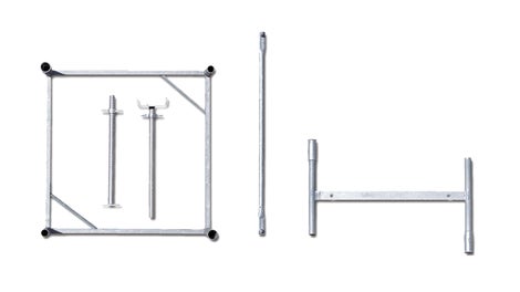 只有5种系统组件类型，63厘米的螺杆调节范围，可搭建至任何高度。