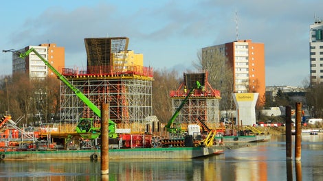 Budowa kładki pieszo-rowerowej przez Wisłę