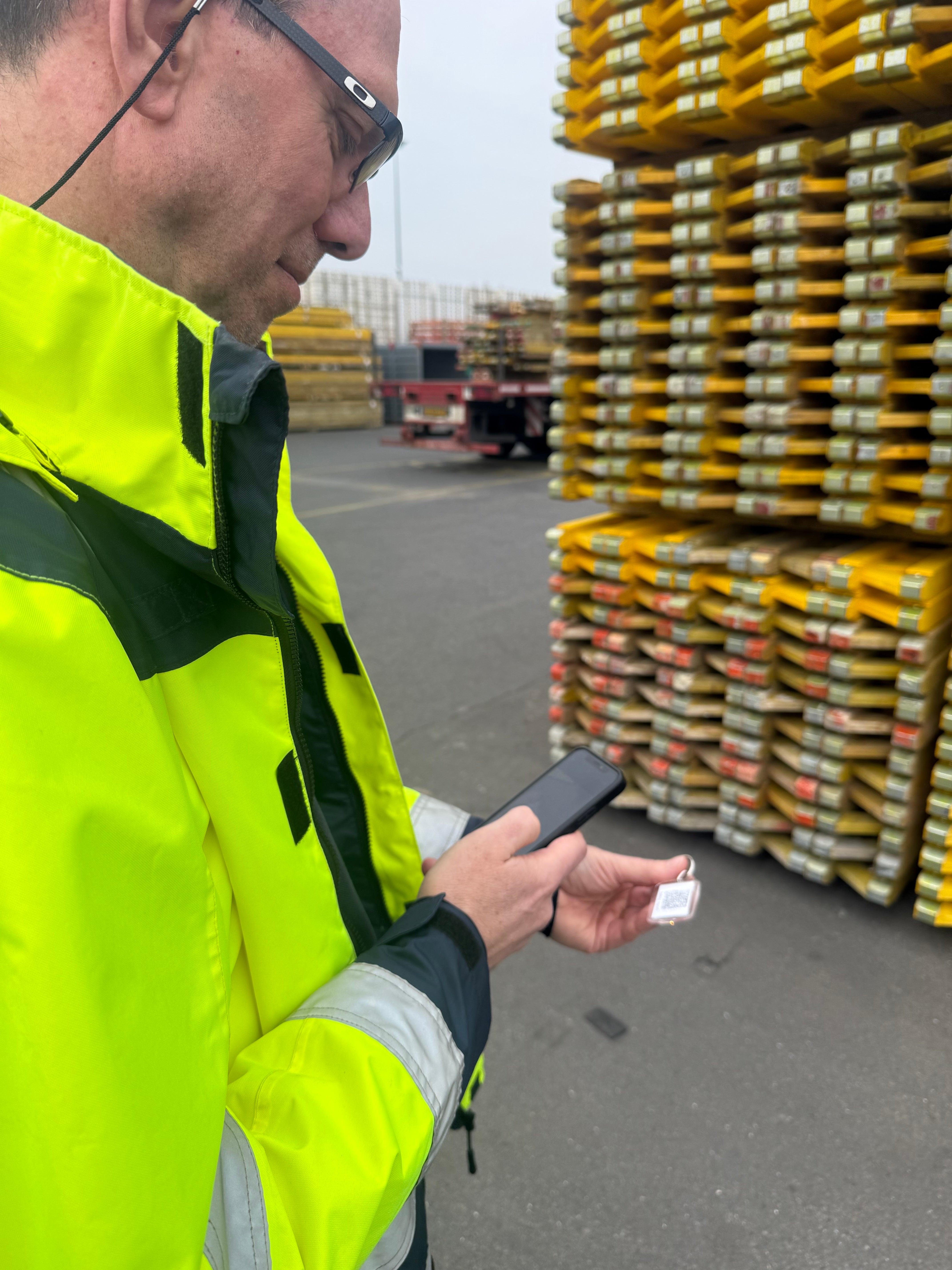 Scannen van QR-code om een melding te maken