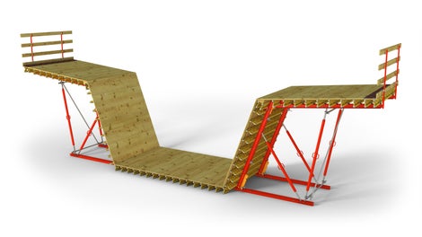 Die PERI VARIOKIT Gespärre bieten flexible und kostengünstige Lösungen für die unterschiedlichsten Anforderungen des modernen Ingenieurbaus.