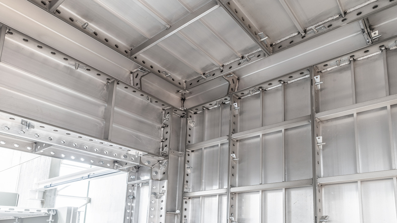 Most wall panels are standard, ensuring consistency across projects.