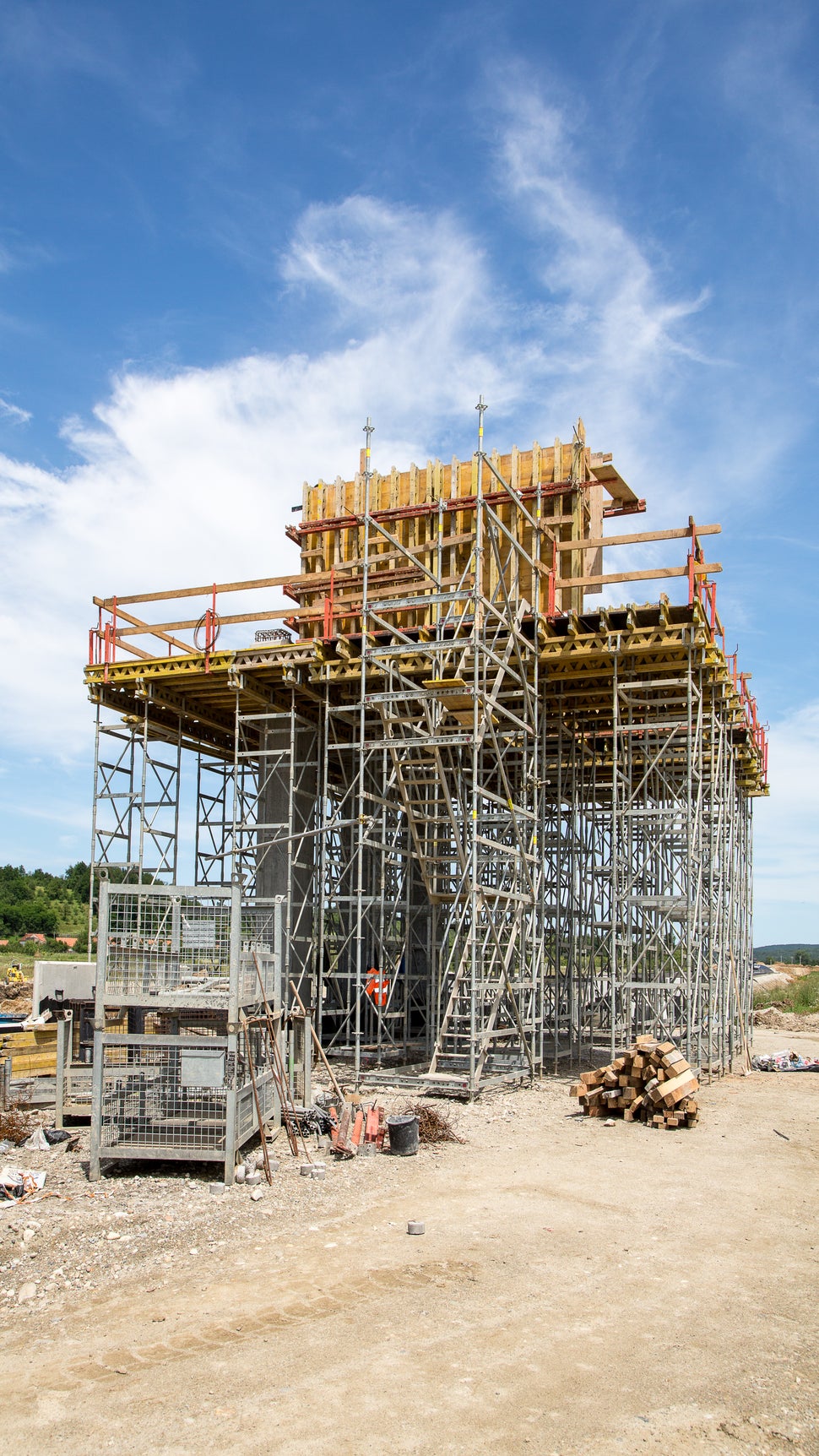 Pod pe autostrada peste pârâul Vadana, km 39+558, România