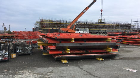 Изграждане на кесони, Терминал 2А, порт Бургас