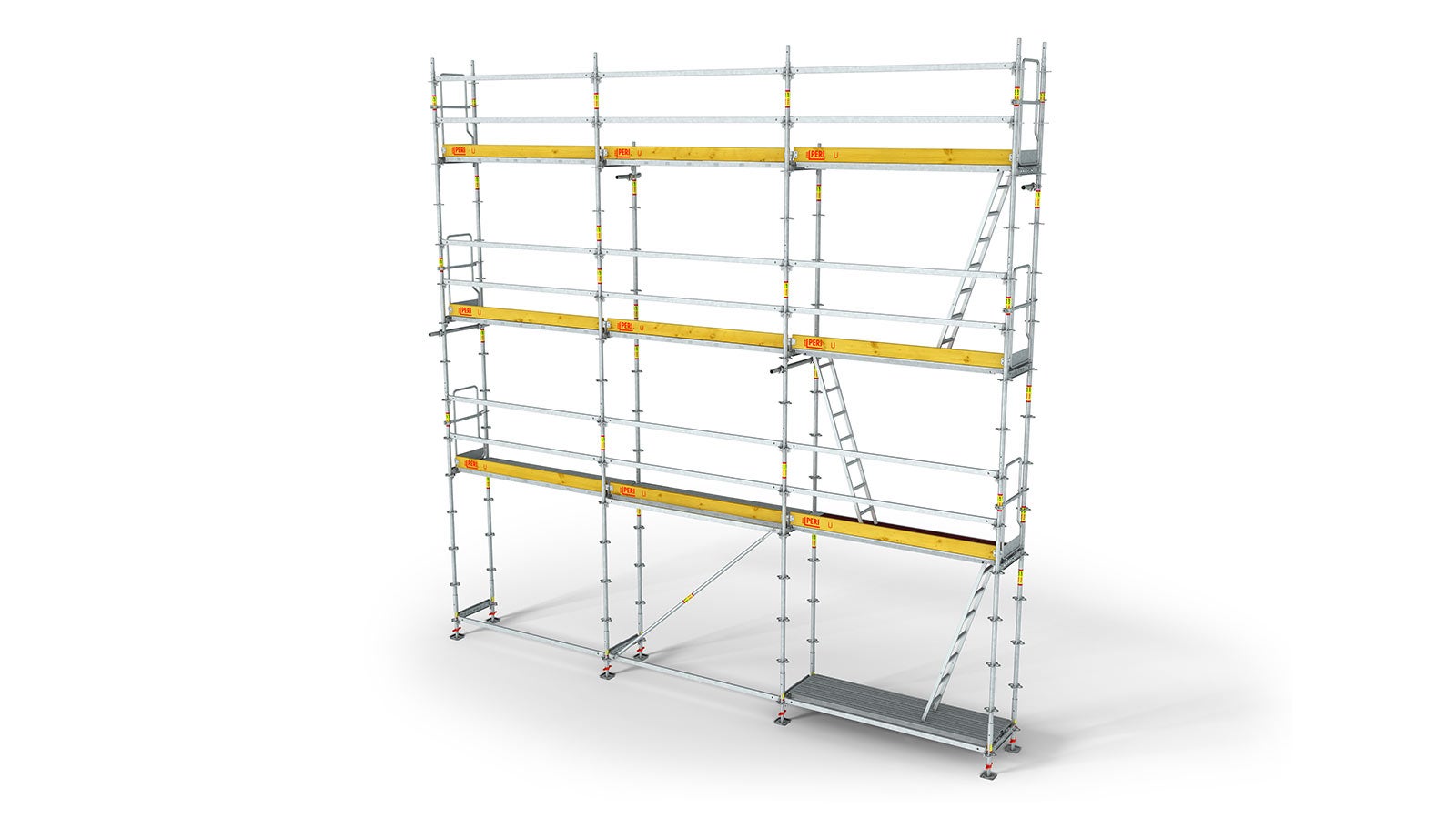 重力锁确保了快速安全的组装。