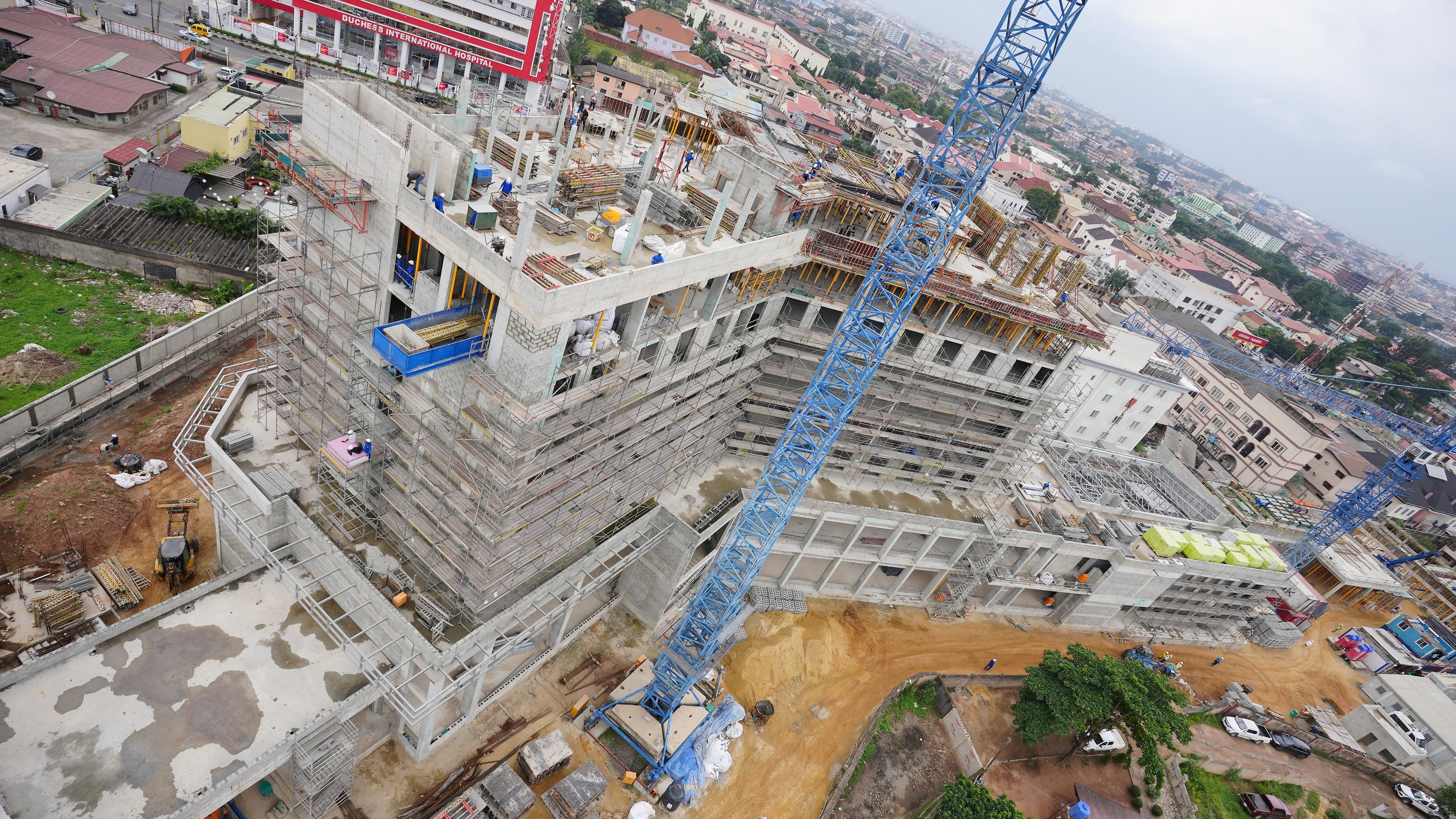 Construction of the Marriot hotel Ikeja