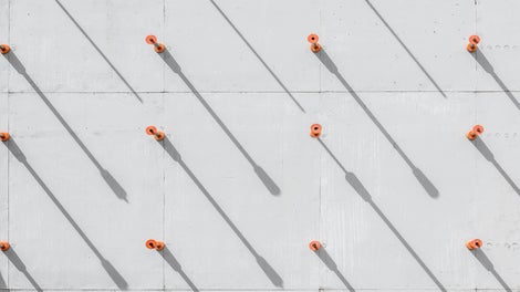 Os laços de DK formam um padrão regular em toda a superfície do concreto. (Foto: seanpollock.com)