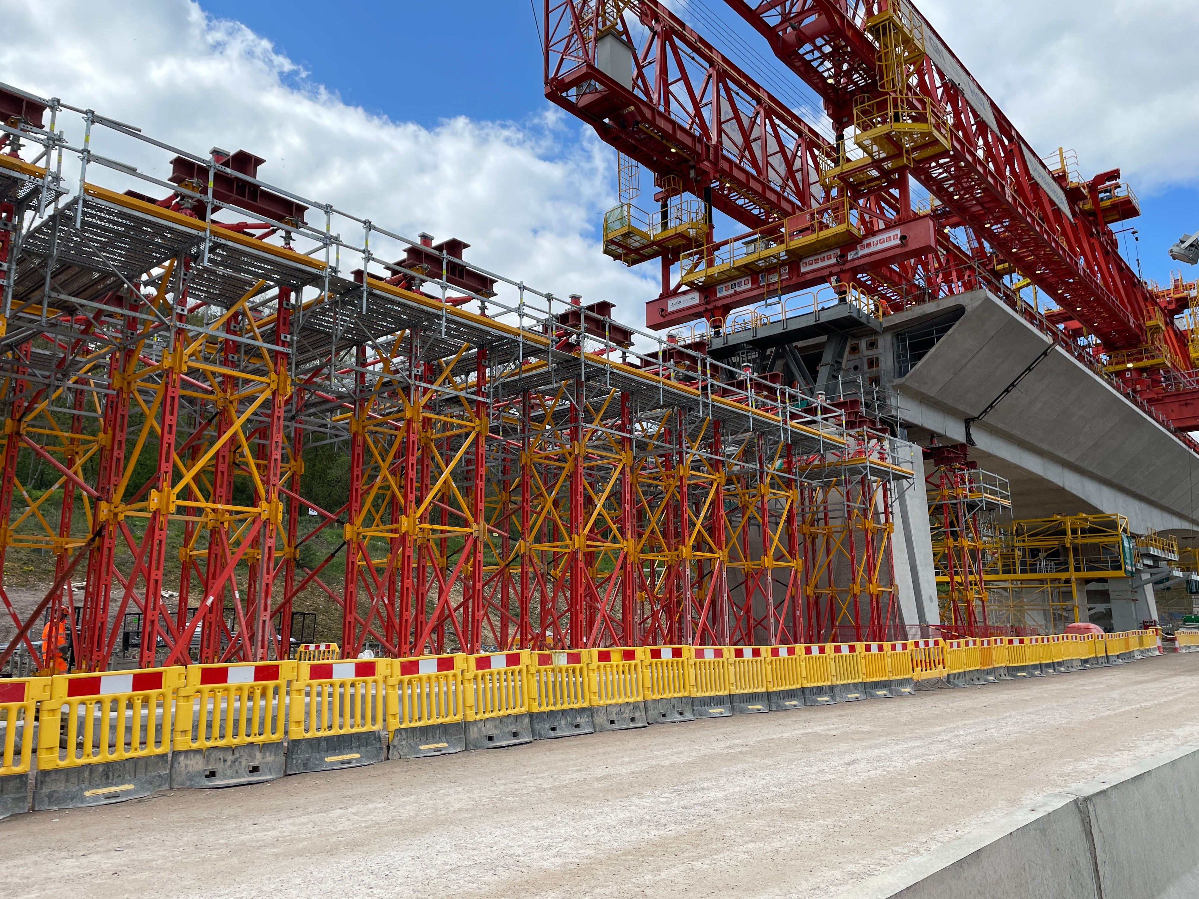 El equipo de infraestructura de PERI brinda soporte al sitio HS2.