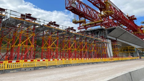 El equipo de infraestructura de PERI brinda soporte al sitio HS2.