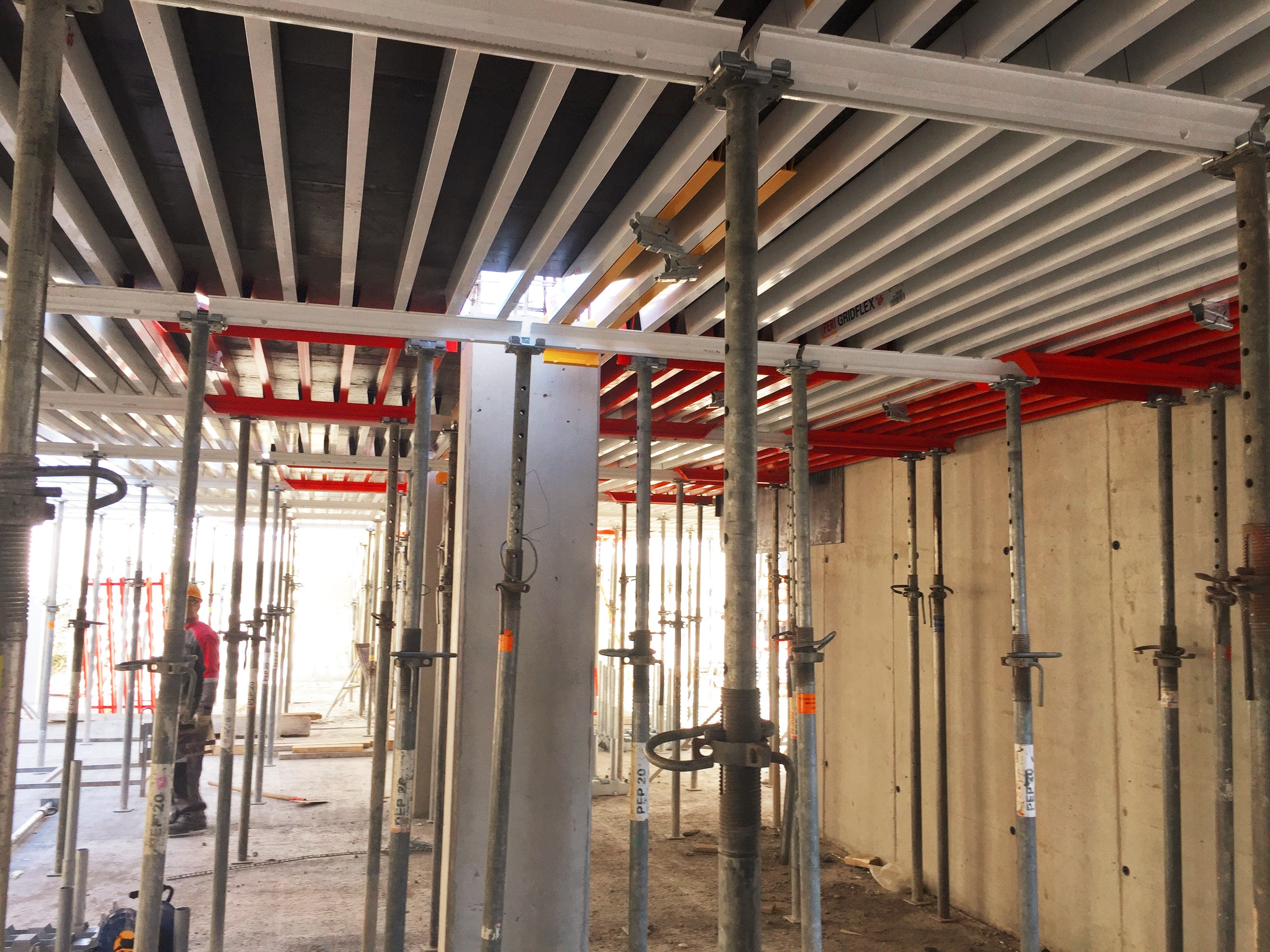 Кофриране на плоча със система GRIDFLEX