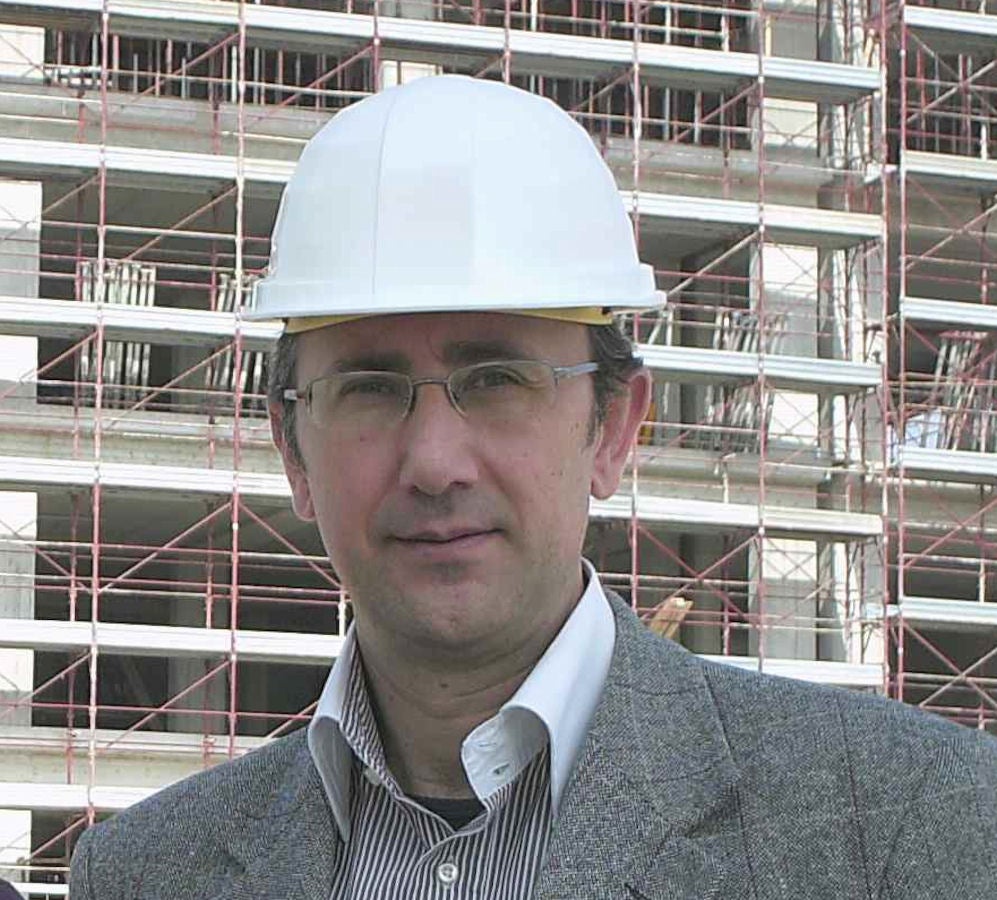 Il responsabile del cantiere, geom. Giovanni Pisano