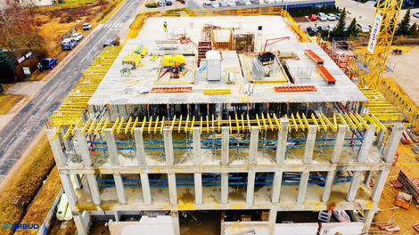 Budowa nowego budynku biurowo-usługowego w Suchym Lesie k. Poznania.