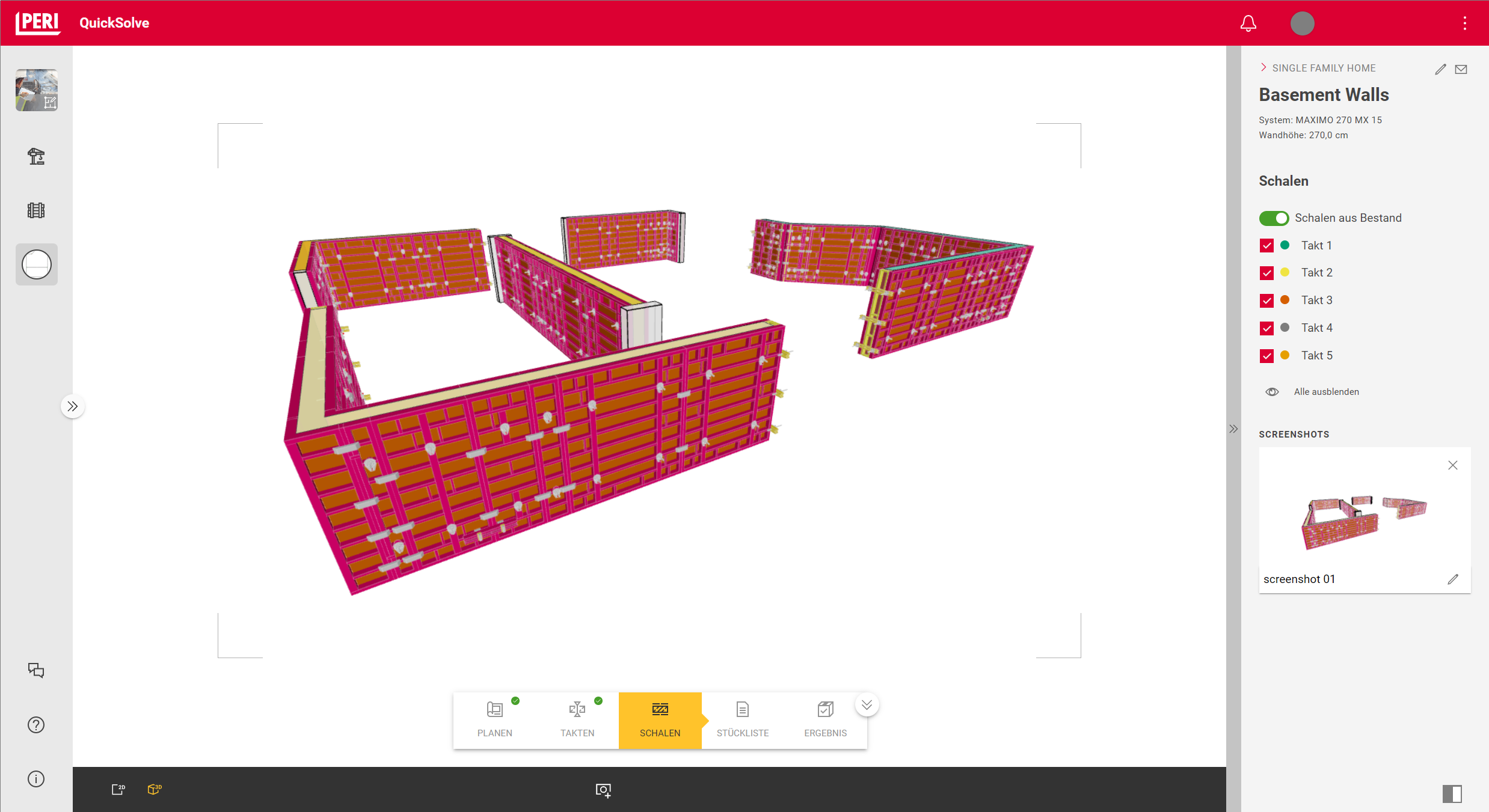 Zidovi podruma sa sistemom MAXIMO 270 MX 15
