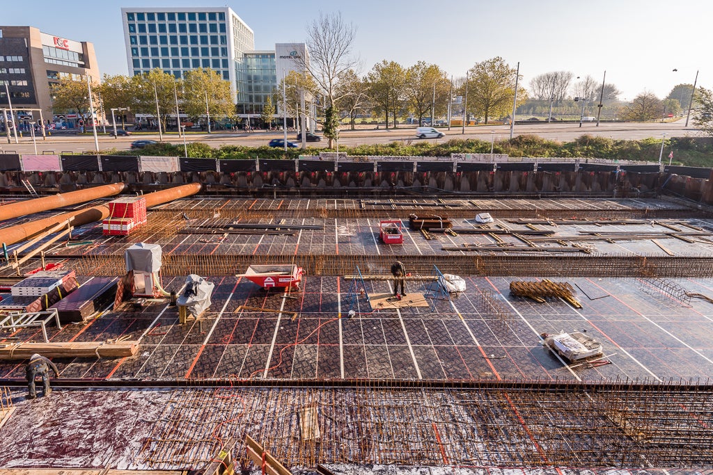 SKYDECK, de aluminium paneelbekisting voor vloeren.<br/>